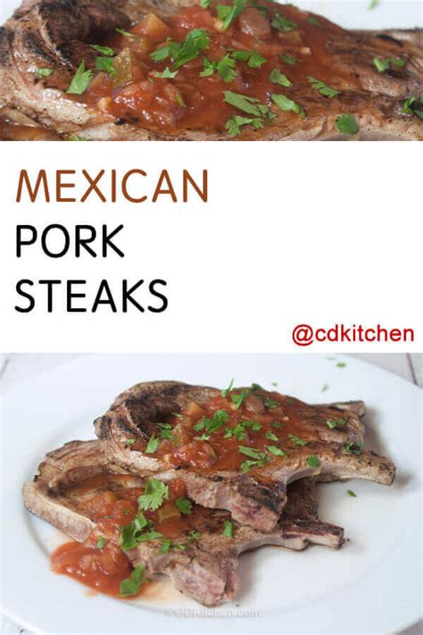 mexican style pork steaks.